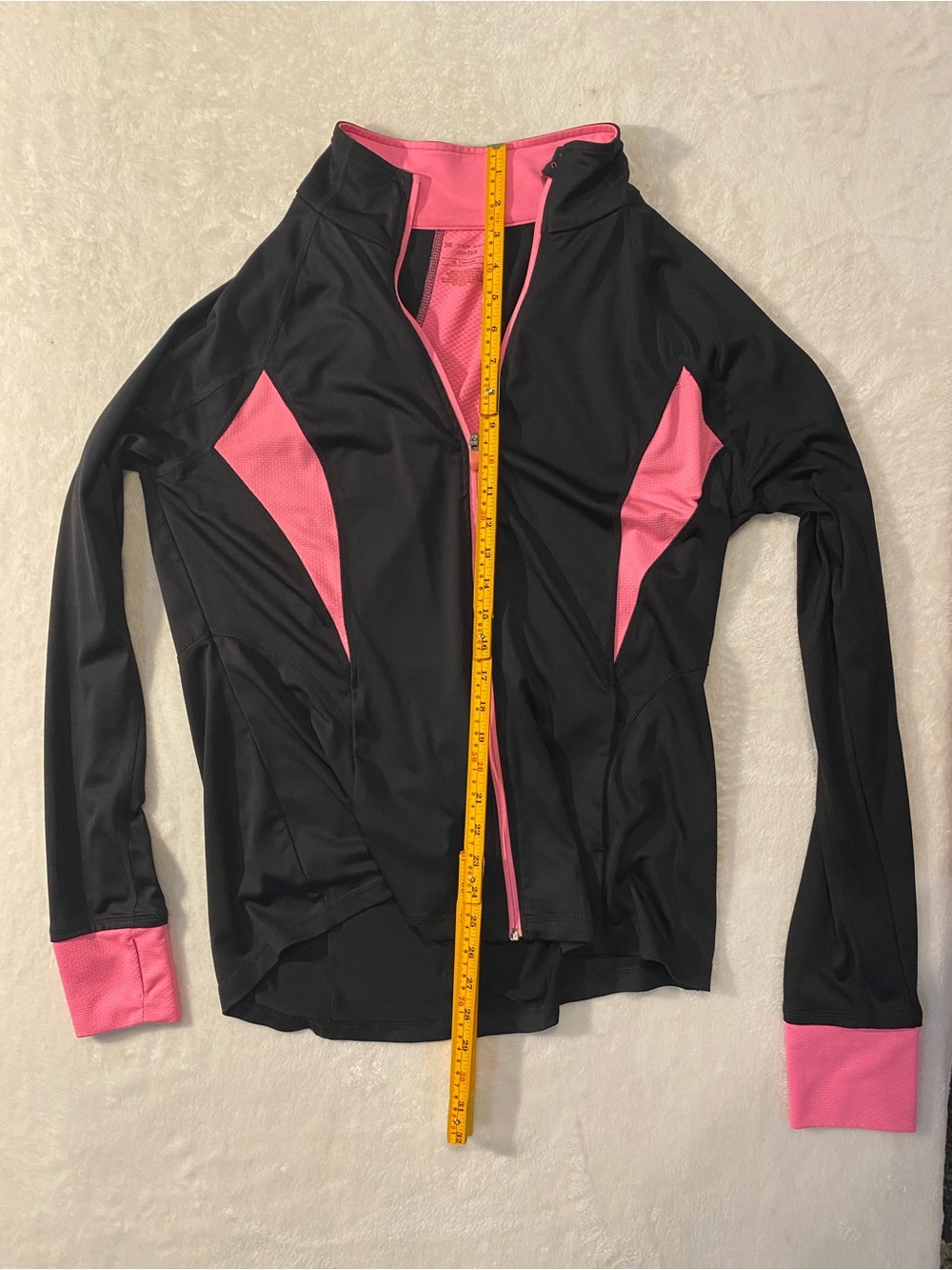 tek gear Black and Pink Women's Athletic Zip Jacket - Picture 6 of 7